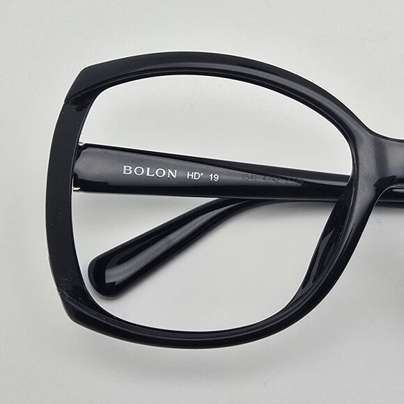 Bolon BL2522 J11 Gloss Black Oversized Sunglasses Frame w/ Case 62-16-142 - Picture 13 of 16